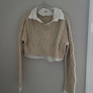 Boutique Cream Sweater